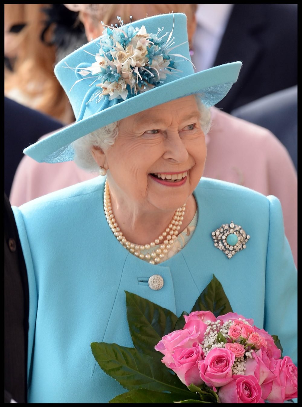Image ©Licensed to i-Images Picture Agency. 28/11/2015. . HM The Queen State Visit to Malta for Chogm. Malta.  The Queen and The Duke of Edinburgh  arrive at Customs Wharf, Valletta Harbour, Malta,  to unveil a Commonwealth Walkway. Picture by Andrew Parsons / i-Images