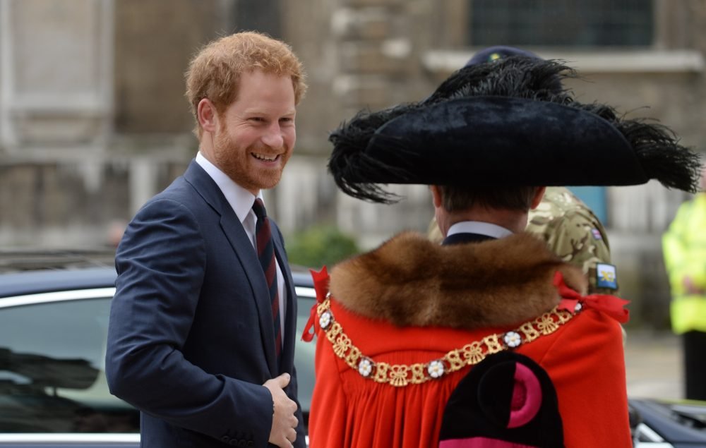 Prince Harry, The Duke of Sussex arrives at Guildhall. Picture by Andrew Parsons / i-Images