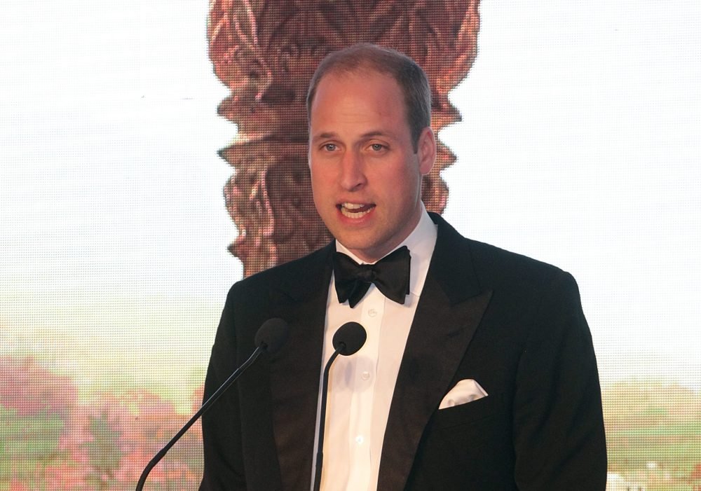 Image licensed to i-Images Picture Agency. 10/04/2016. Mumbai, India. The Duke and Duchess of Cambridge at a Bollywood charity gala at the Taj Palace hotel in Mumbai on the first night of their tour of India and Bhutan.  Picture by POOL /  i-Images