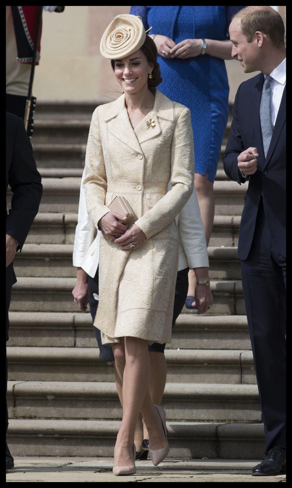 Kate, Duchess of Cambridge at the Secretary of State for Northern Ireland's annual Garden Party at Hillsborough Castle.  Picture by Stephen Lock / i-Images