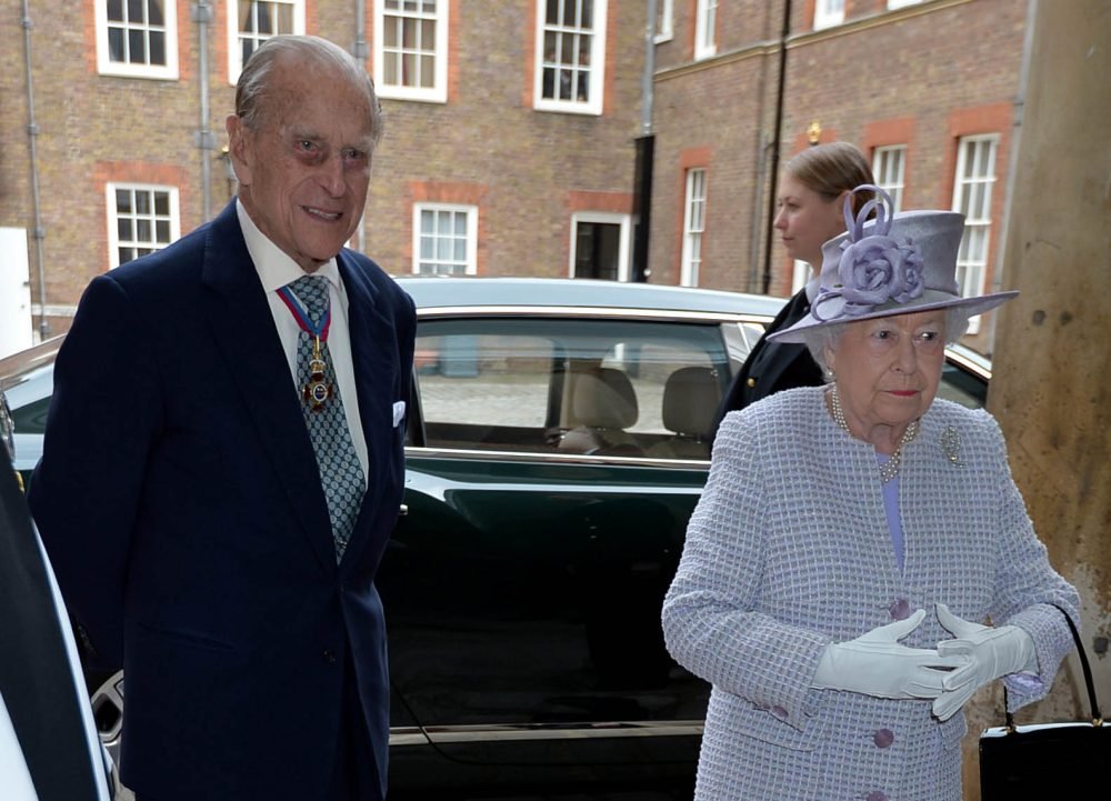 The Queen and Duke of Edinburgh at Order of Merit service at St James's Chapel, following the announcement Philip is retiring from Royal duties. 
Picture by i-Images/ Pool