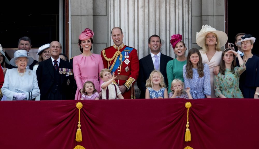 The Royal Family at Trooping the Colour in 2018. (Andrew Parsons / i-Images)