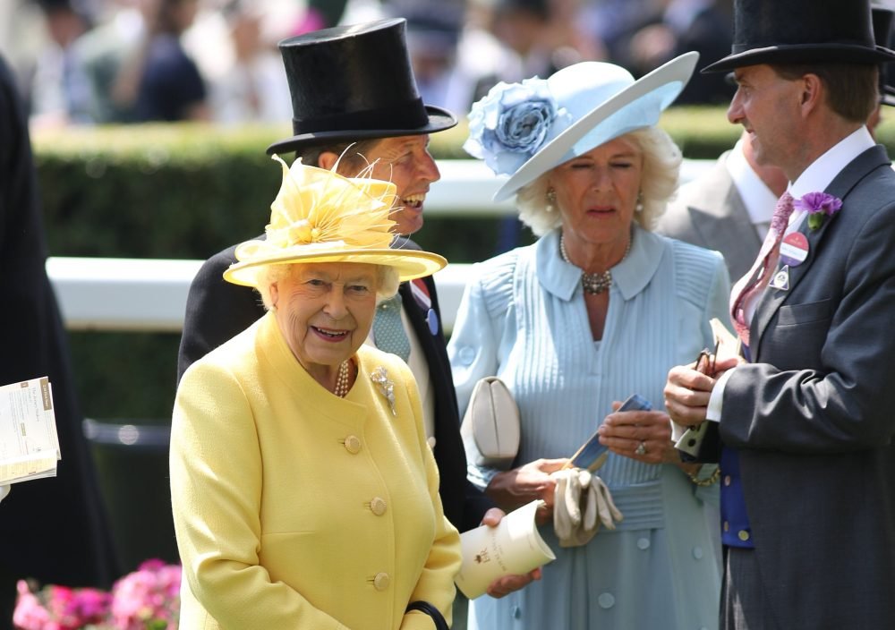 The Queen and Camilla enjoying day two of Royal Ascot (Picture by Stephen Lock / i-Images)