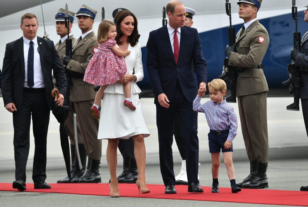 Prince George and Princess Charlotte joined their parents for an official visit to Poland and Germany (Picture by Andrew Parsons / i-Images)