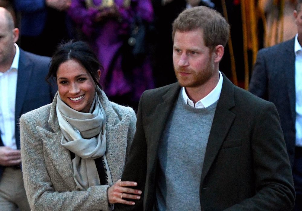Prince Harry and Meghan Markle were sent a parcel with suspicious white powder. Picture by Andrew Parsons / i-Images