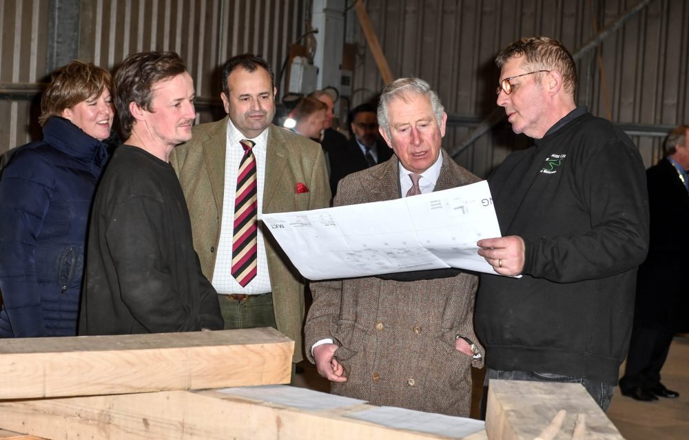 Prince Charles visits Timberpride Prince Charles, The Prince of Wales, President of The Prince's Trust, is busy this week, including visits to Scotland. Picture by  i-Images / Pool