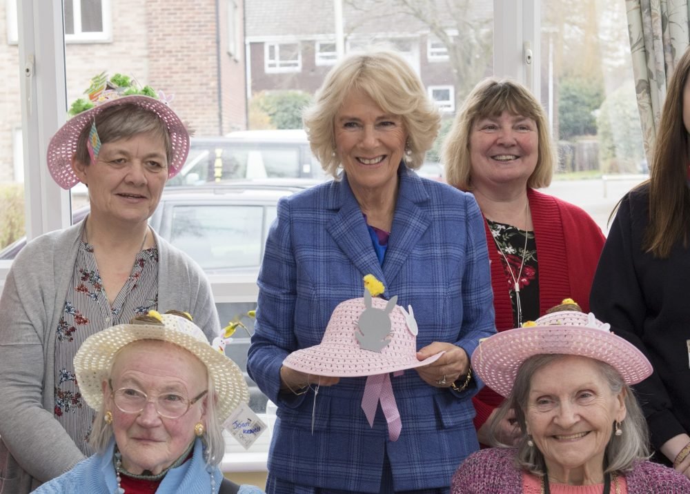 Camilla, Duchess of Cornwall reopened theFair Close Centre in Newbury to mark its 51st anniversary, where she toured the facilities, met volunteers and senior citizens that use the centre. Picture by ROTA / i-Images