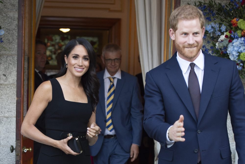 The Duke and Duchess of Sussex in Ireland-Day one A baby is on the way for The Duke and Duchess of Sussex; pictured on tour in Dublin.  Picture by  i-Images / Pool