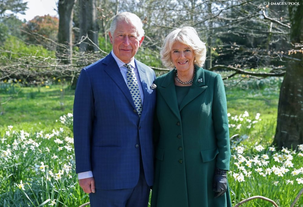 Image ©Licensed to i-Images Picture Agency. 09/04/2019. Northern Ireland., United Kingdom. Royal visit to Hillsborough Castle and gardens. 

Prince Charles, Prince of Wales and Camilla, Duchess of Cornwall attend the reopening of Hillsborough Castle on April 09, 2019 in Belfast, Northern Ireland.

Picture by  i-Images / Pool