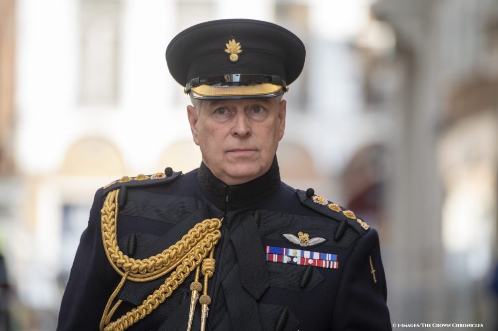 Image licensed to i-Images Picture Agency. 07/09/2019. Bruges, Belgium.Prince Andrew, the Duke of York, attending a memorial to celebrate the 75th anniversary of the liberation of Bruges in his role as Colonel of the Grenadier Guards. Picture by i-Images