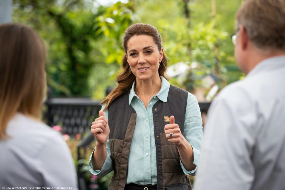 Duchess of Cambridges first public engagement since lockdown Catherine, The Duchess of Cambridge visits the Fakenham Garden Centre in Norfolk - her first public engagement since the Coronavirus lockdown began