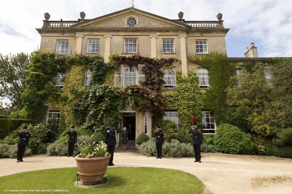 The Duchess of Cornwall, becomes the Colonel-in-Chief of The Rifles at Highgrove House after a ceremony, begun at Windsor Castle with The Duke of Edinburgh, continued in Gloucestershire. Picture by  i-Images / Pool