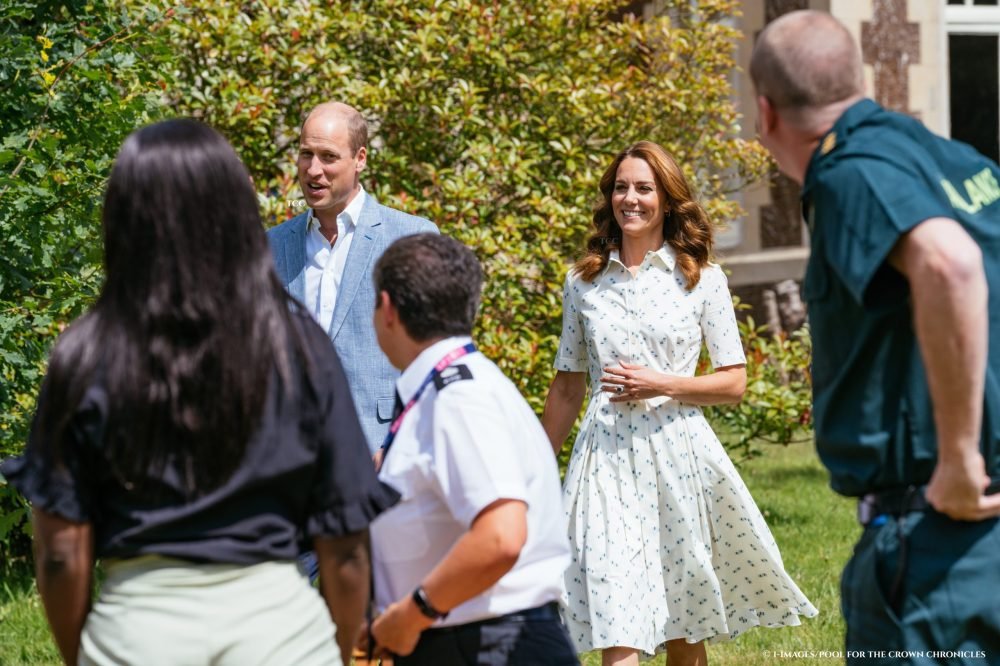 The Duke and Duchess of Cambridge meet representatives from organisations which will benefit from a new £1.8 million fund from their Royal Foundation, to support frontline workers and the nation’s mental health in response to the Coronavirus pandemic.