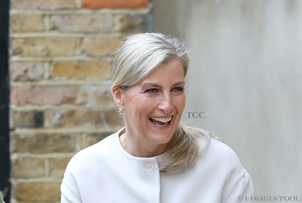 Image Licensed to i-Images Picture Agency. 01/10/2020. London, United Kingdom. Prince Edward, Earl of Wessex and Sophie, Countess of Wessex during a  visit to Vauxhall City Farm  in London Picture by  i-Images / Pool