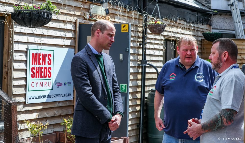 Image Licensed to i-Images Picture Agency. 06/05/2021. Rhyl, United Kingdom. Prince William, the Duke of Cambridge, during a visit to Brighter Futures in Rhyl, Wales, United Kingdom. Brighter Futures is a consortium of eight local groups that collectively support local children, young people, families and the older generations to actively participate in community activities and address local issues. Picture by  i-Images / Pool