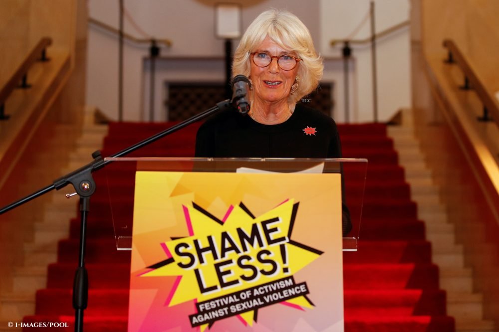Camilla, The Duchess of Cornwall at the opening of the Shameless ! Festival in London.
