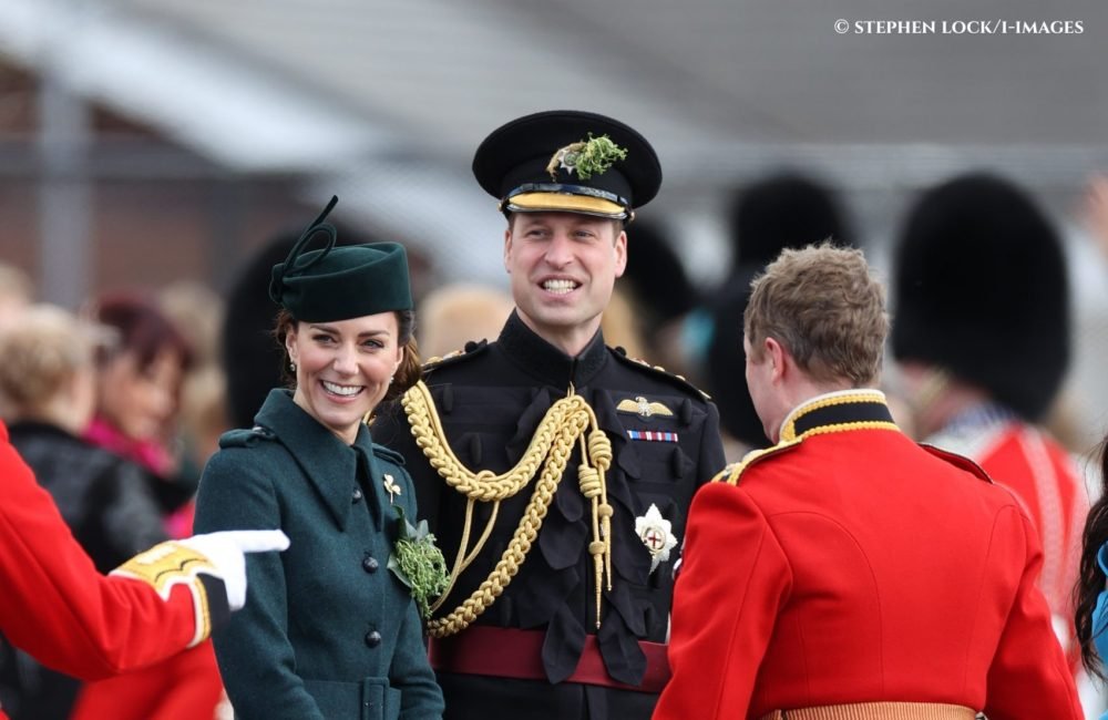 Prince William and Kate Middleton at St.Patrick’s Day Parade Prince William and Kate, The Duke and Duchess of Cambridge, at the St.Patrick's Day Parade at Mons Barracks in Aldershot