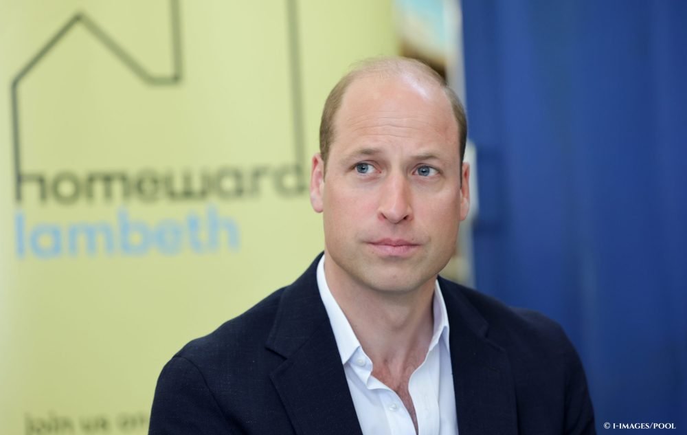 Prince William, the Prince of Wales, at the launch of a five year programme to end homelessness at the Mosaic Clubhouse in London; June 2023