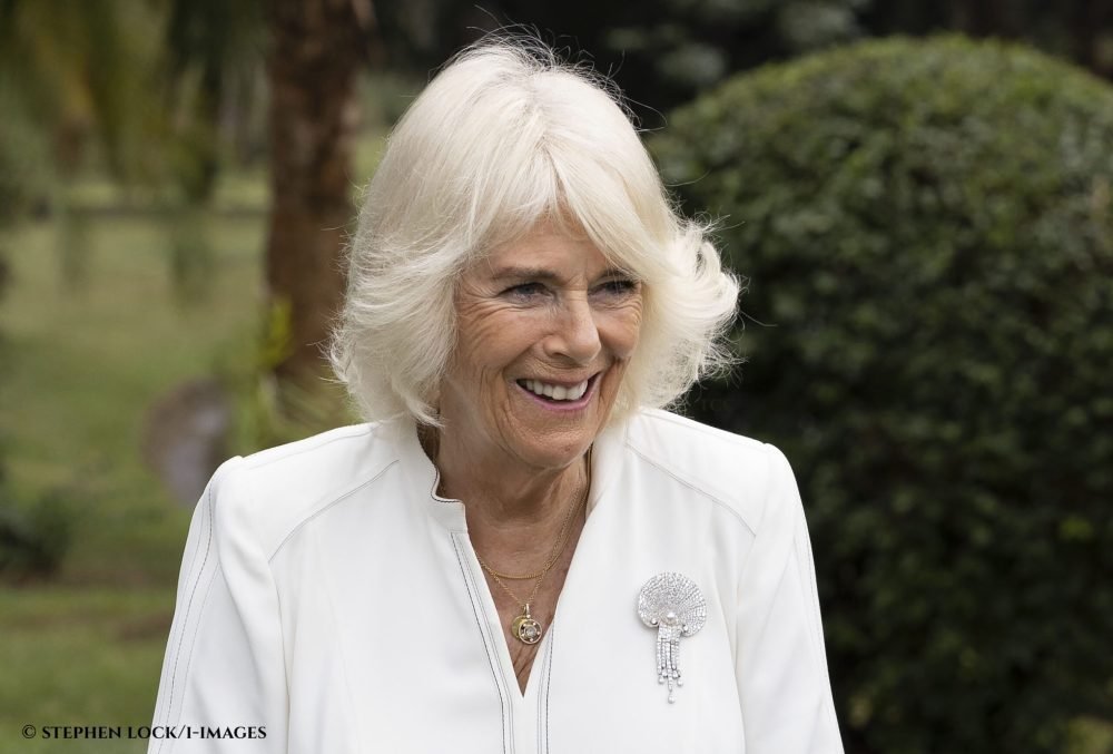 Image Licensed to i-Images Picture Agency. 31/10/2023. Nairobi, Kenya. King Charles III and Queen Camilla with the President and First Lady of Kenya plant  trees during a  Ceremonial Welcome at the State House in Nairobi on the first day of their State Visit to Kenya. Picture by Stephen Lock / i-Images