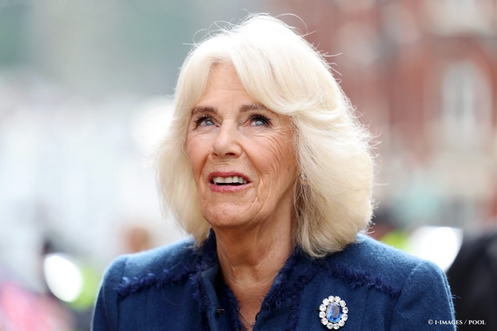 Image Licensed to i-Images Picture Agency. 20/03/2024. Douglas, United Kingdom. Queen Camilla during a visit at the Douglas Borough Council on the Isle of Man, United Kingdom. Picture by  i-Images / Pool