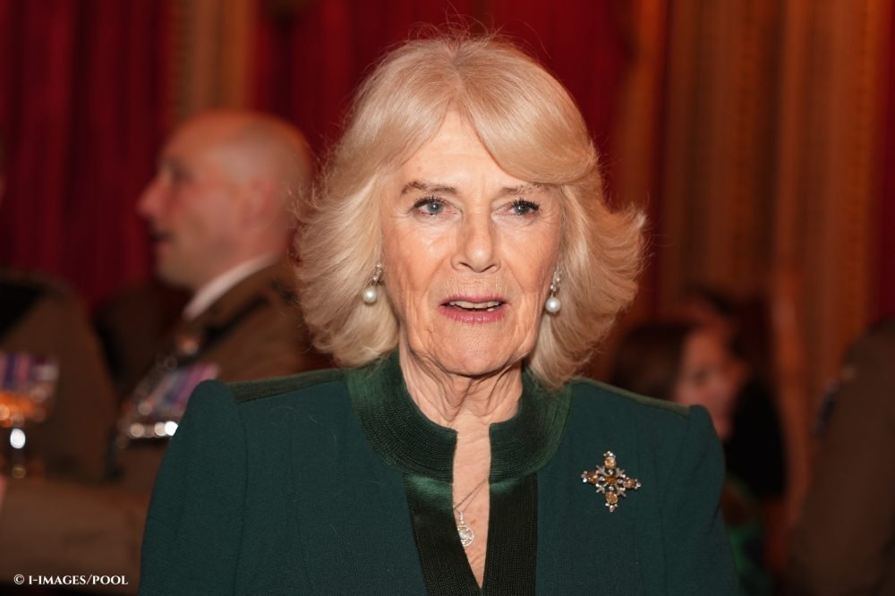 Image Licensed to i-Images Picture Agency. 11/02/2025. London, United Kingdom. King Charles III and Queen Camilla at separate  receptions with representatives from their military affiliations to thank them for their service at Buckingham Palace in London. Picture by  i-Images / Pool