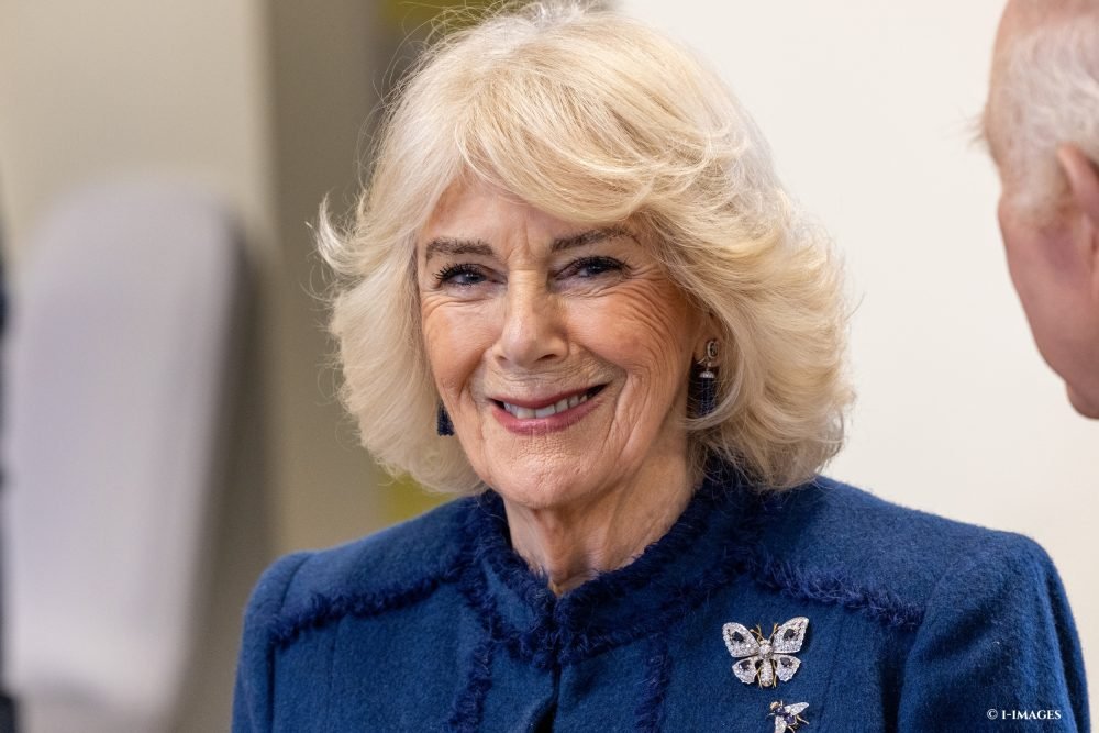 Image Licensed to i-Images Picture Agency. 13/02/2025. Middlesborough, United Kingdom.   Queen Camilla during a visit to  Middlesborough, United Kingdom.