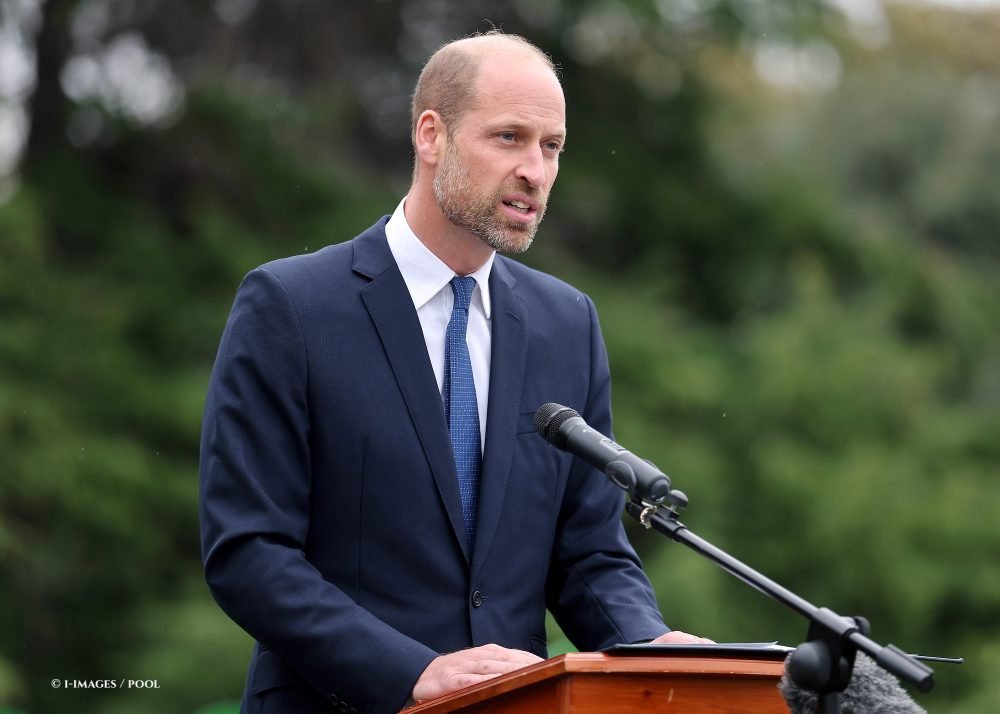 Image Licensed to i-Images Picture Agency. 01/10/2025. London, United Kingdom. Prince William at the launch of the Global Humanitarian Memorial in London, 
Picture by i-Images / Pool