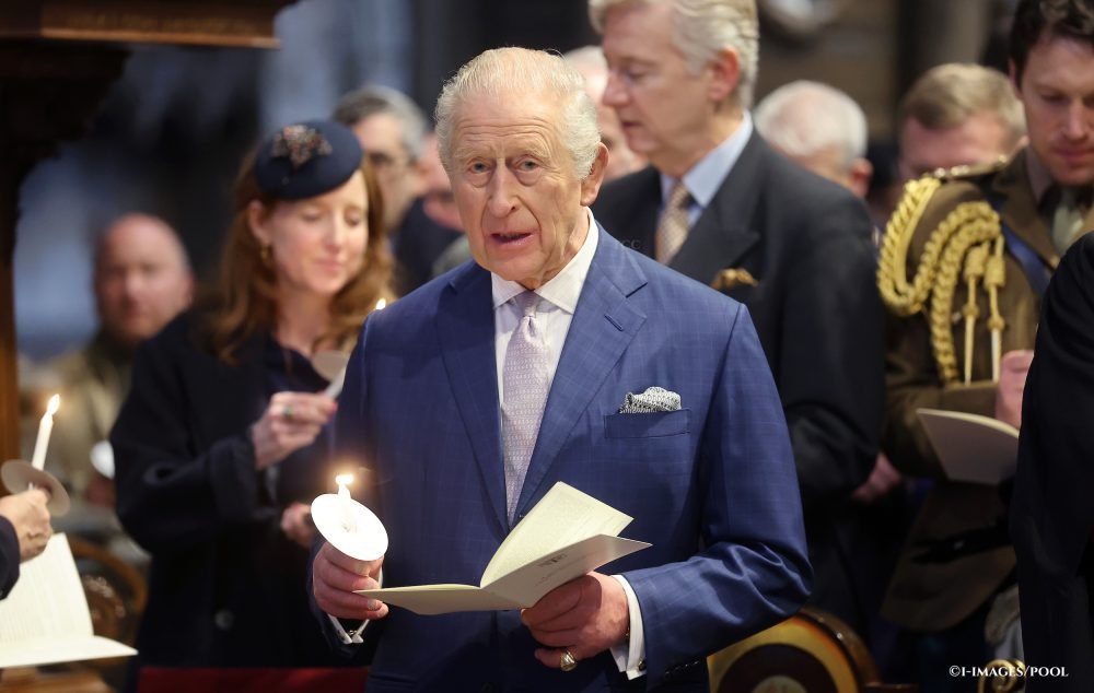 Image Licensed to i-Images Picture Agency. 10/12/2025. London, United Kingdom. King Charles III  at an Advent Service at Westminster Abbey in London. 
Picture by  i-Images / Pool