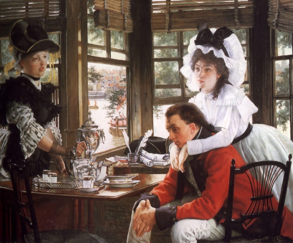 Bad News, James Tissot, 1872 (Wikimedia Commons)