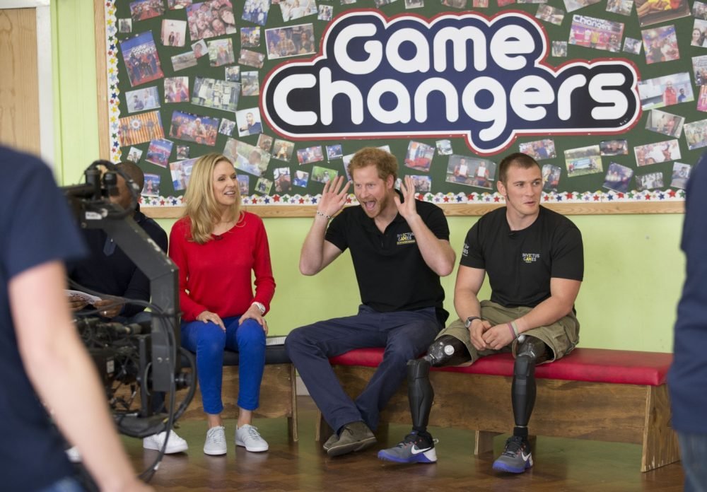 Prince Harry on Sky's 'Game Changers' promoting the Invictus Games. Rota/I-images