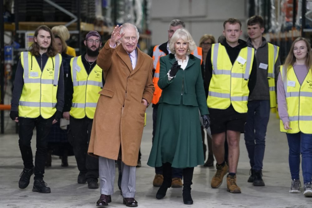 The King and Queen marked the launch of the Coronation Food Project. (Royal Family).