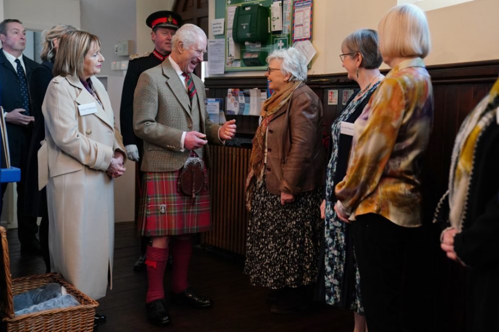 King Charles visited The Gate Charity. (Royal Family)