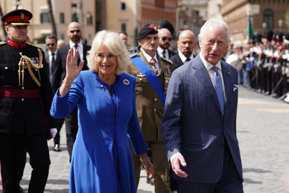 The King and Queen undertook 20 engagements during their visit to Italy. (Royal Family)