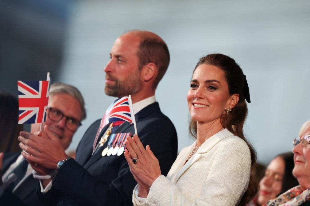 The Prince and Princess of Wales were also present for the concert. (Royal Family)