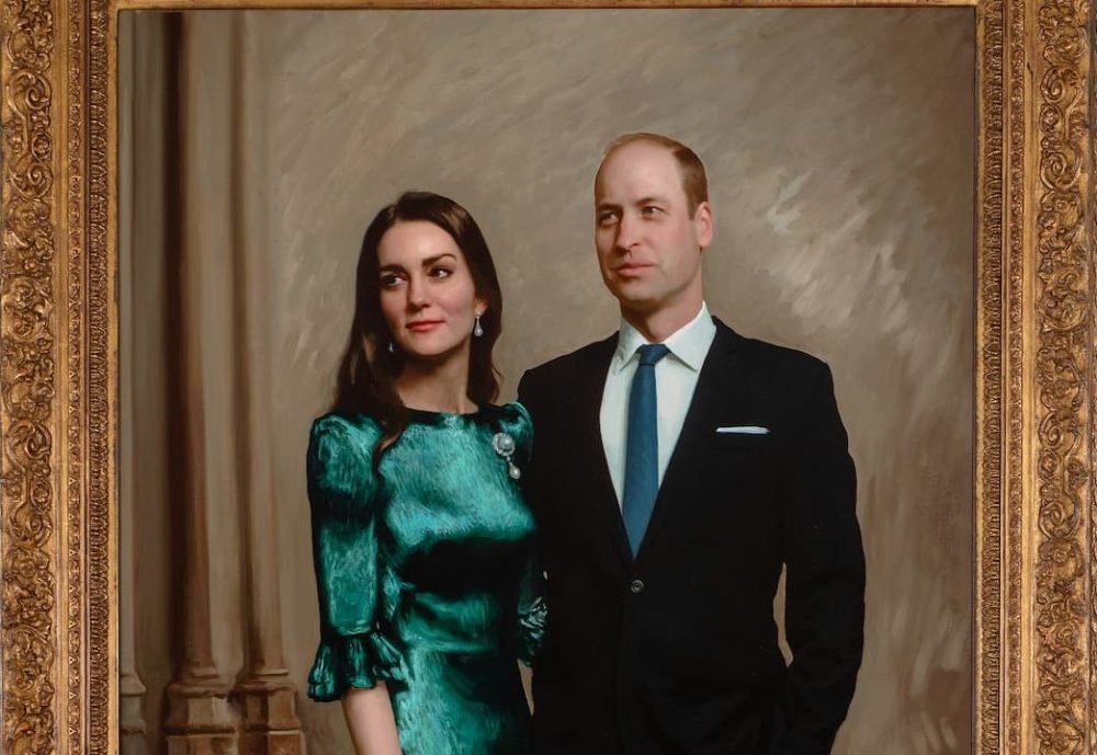 A new portrait of William and Catherine has been unveiled. (Fitzwilliam Museum).