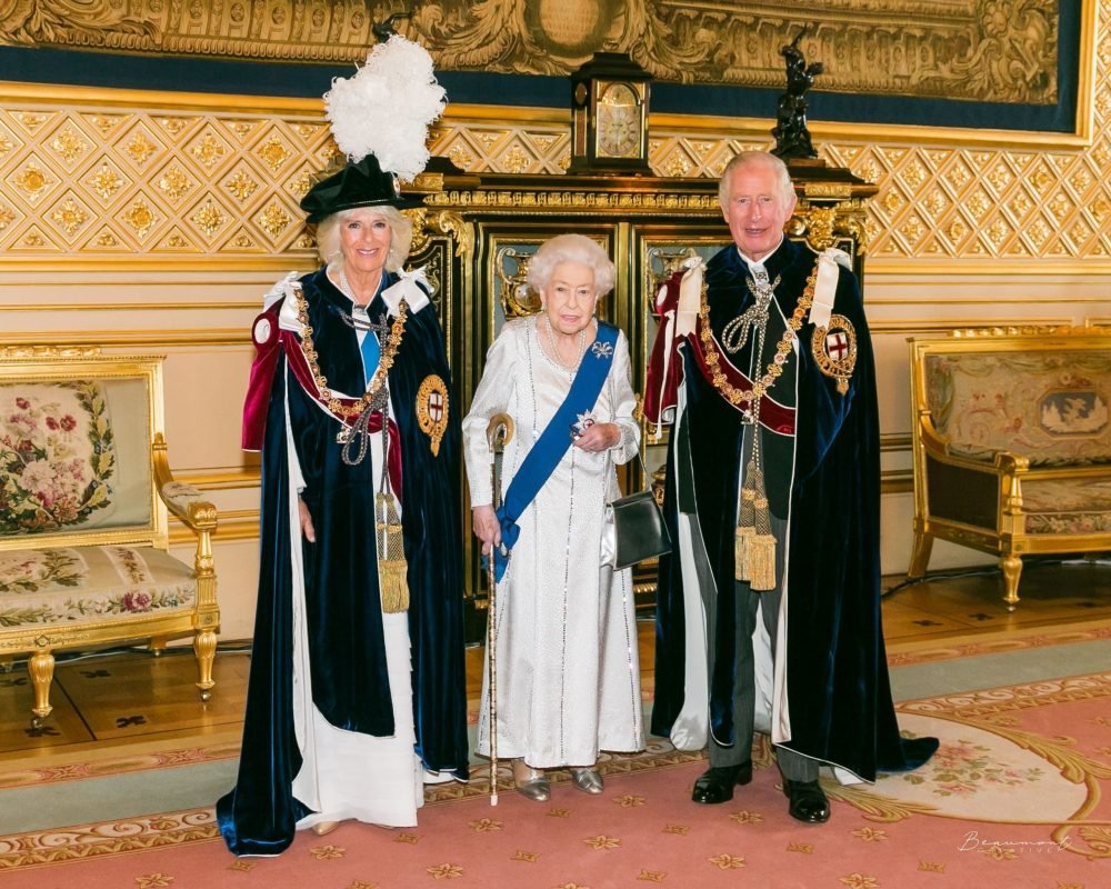 QCC A new picture was released following The Duchess of Cornwall's investiture to the Order of Garter. (Royal Family).