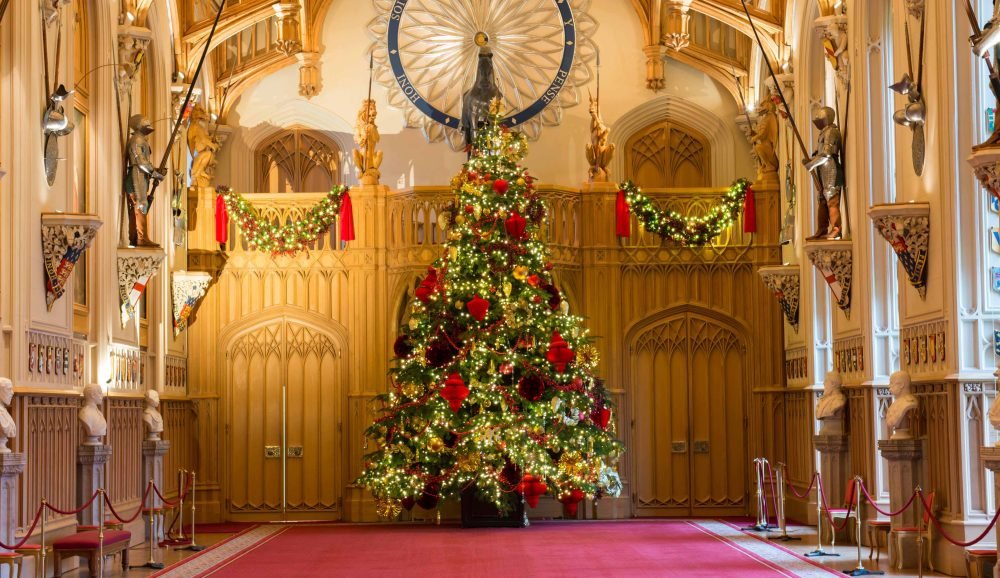 Christmas Decorations 2014 at Windsor Castle.
