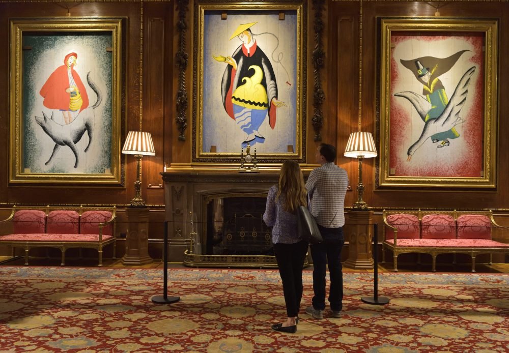 The Pantomime Portraits in the Waterloo Chamber at Windsor Castle were last publicly seen after the fire in 1992 (Royal Collection Trust / © Her Majesty Queen Elizabeth II 2020)