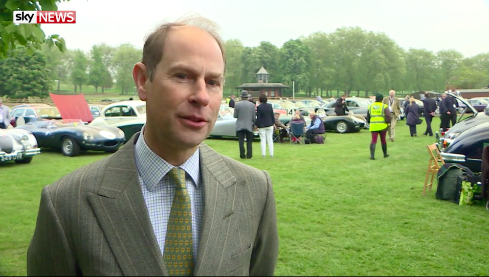 Screen Shot 2017-05-06 at 19.54.58 Prince Edward has spoken about Prince Philip's 'retirement' from Royal duties (Sky still)