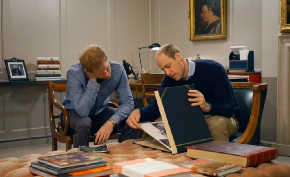 Prince William and Harry talk about their mother, Diana, in a documentary to mark her life (ITV)