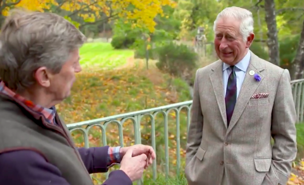 prince charles speaks of his horse racing days in an itv interview (itv still)