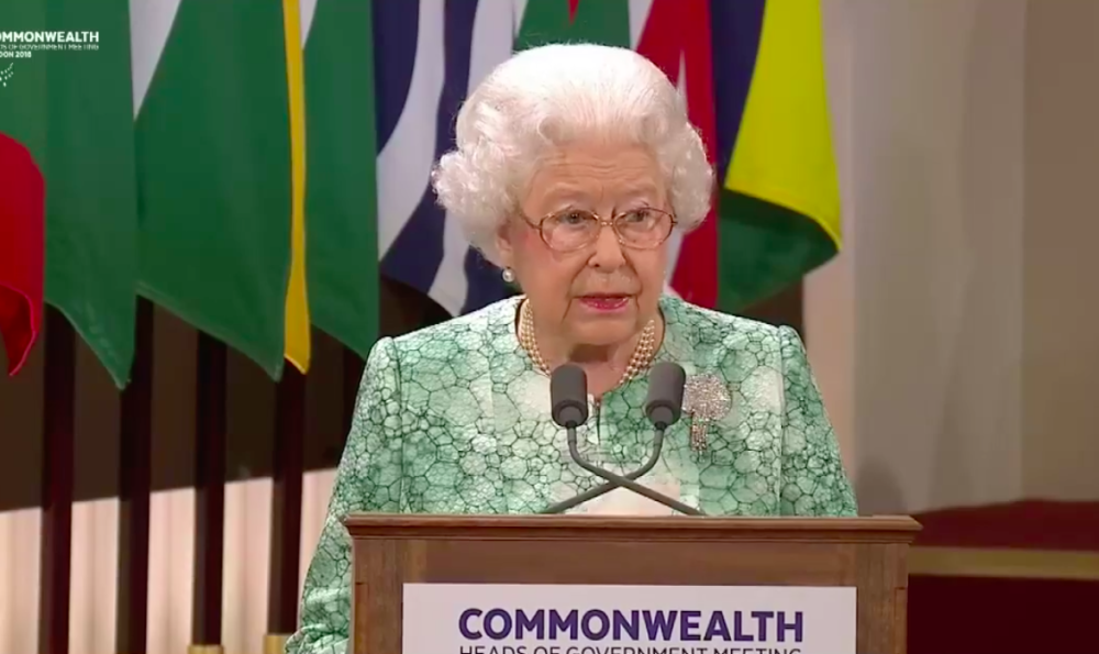 the queen expressed her wish for prince charles to become the next head of the commonwealth at the formal opening of chogm