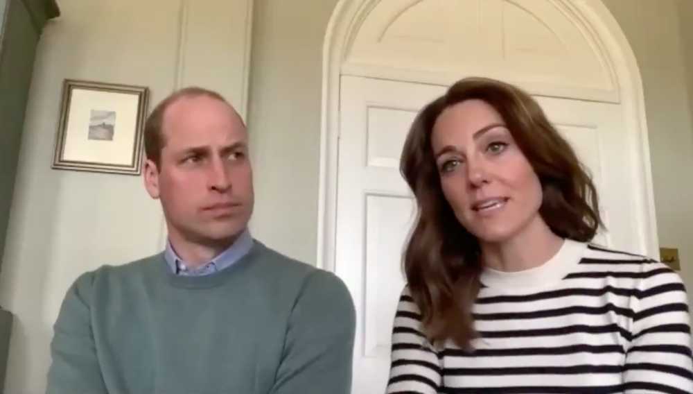 The Duke and Duchess of Cambridge discuss home schooling and mental health