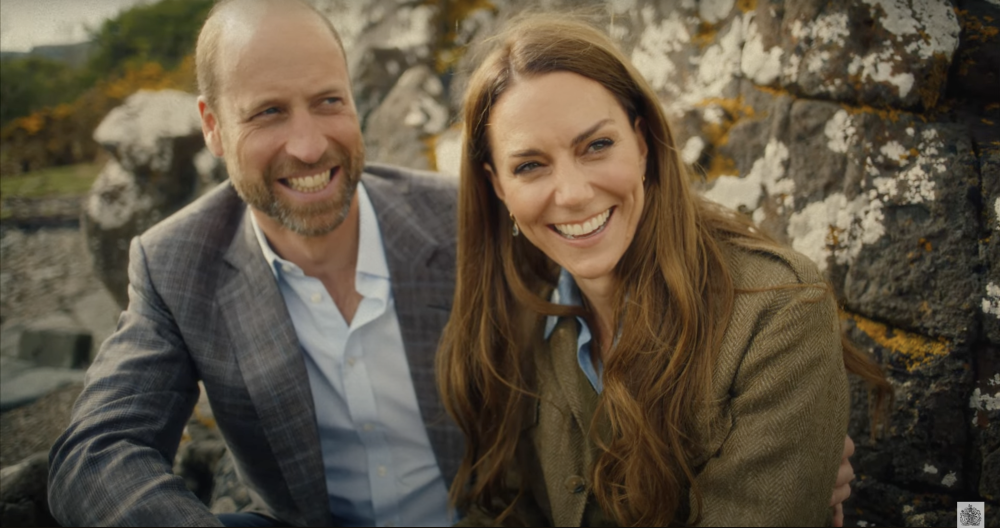 The video featured some moments between William and Catherine.