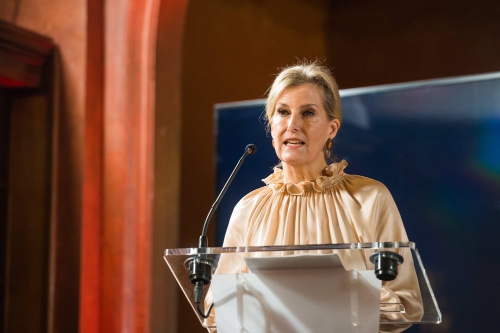 Sophie spoke at the Tackling Child Sexual Exploitation & Abuse event in Brussels. (Royal Family/Twitter).