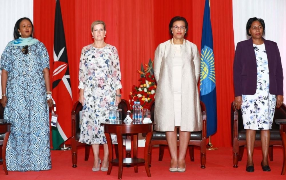 The Countess of Wessex meets delegates from across the Commonwealth to discuss gender equality and female empowerment (The Royal Family)