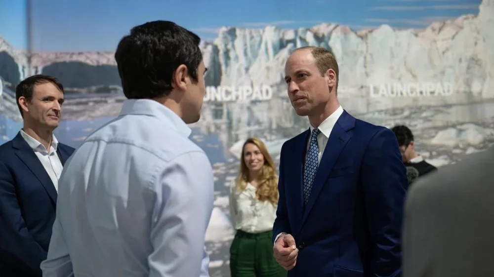 Prince William met with investors and innovators. (The Earthshot Prize).