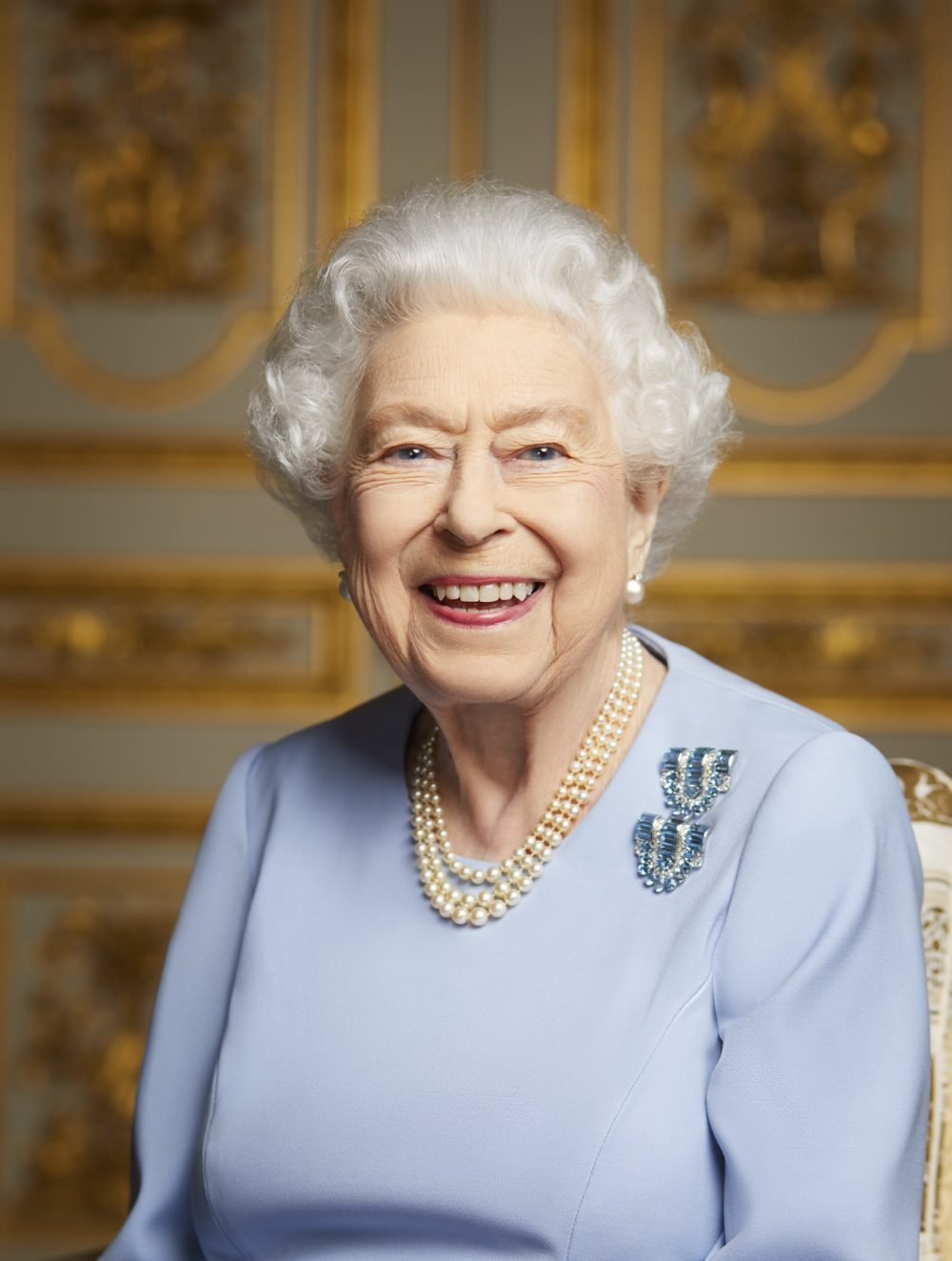 A new portrait of the Queen was released on the eve of her State Funeral. (Royal Family).