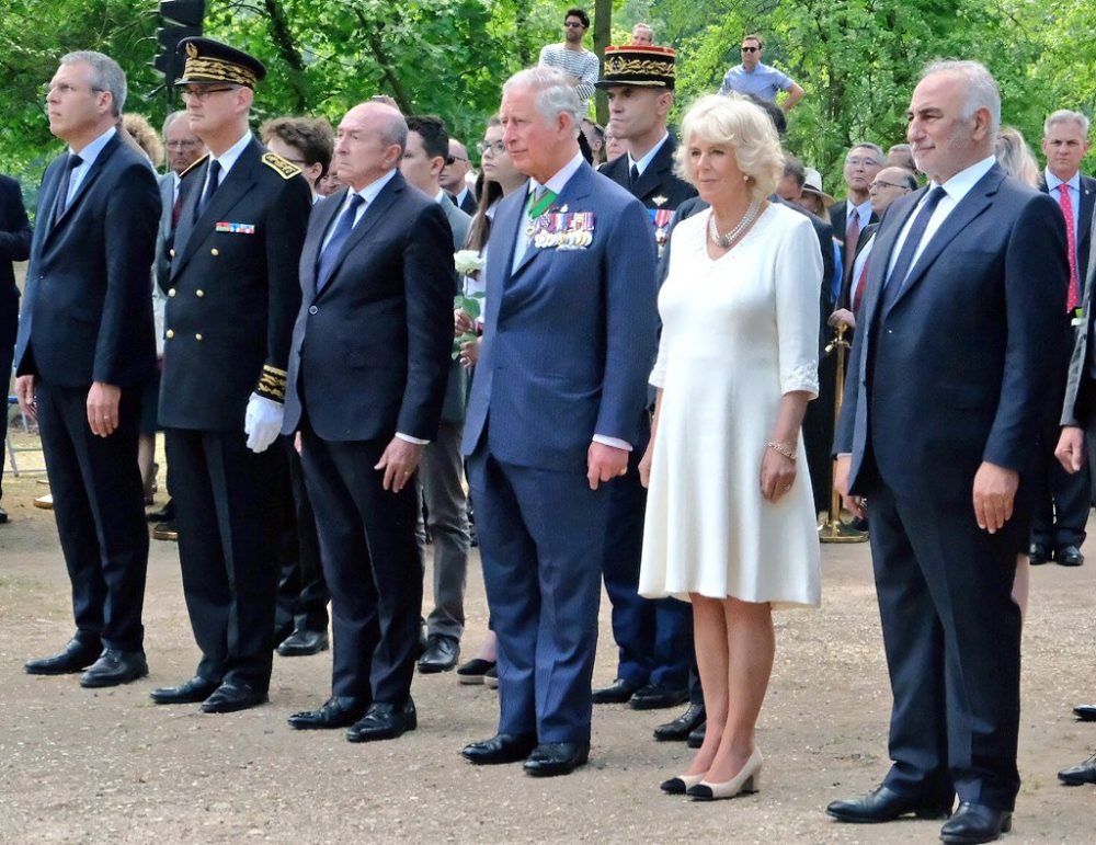VE Day The Prince and Duchess celebrate VE Day during their two-day visit to France (Clarence House)