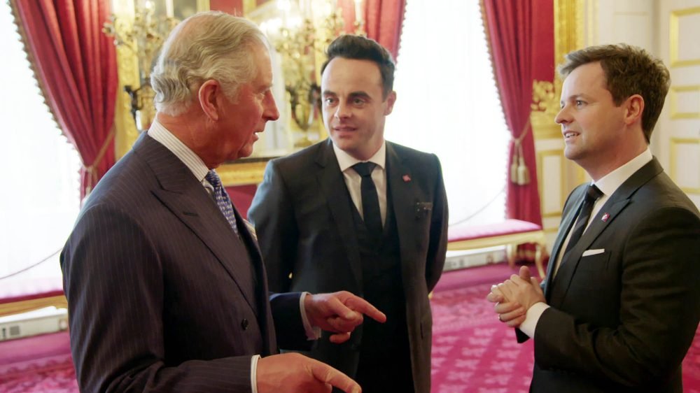 Prince Charles meets Ant and Dec at St James Palace. Ant and Dec got to go behind the scenes with Prince Charles. ITV